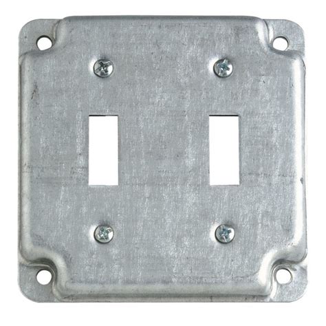 metal 2 gang handy box covers|2 gang exterior outlet cover.